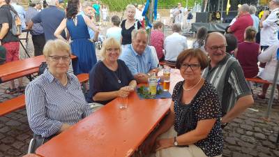 Im Bierzelt vom TB 04